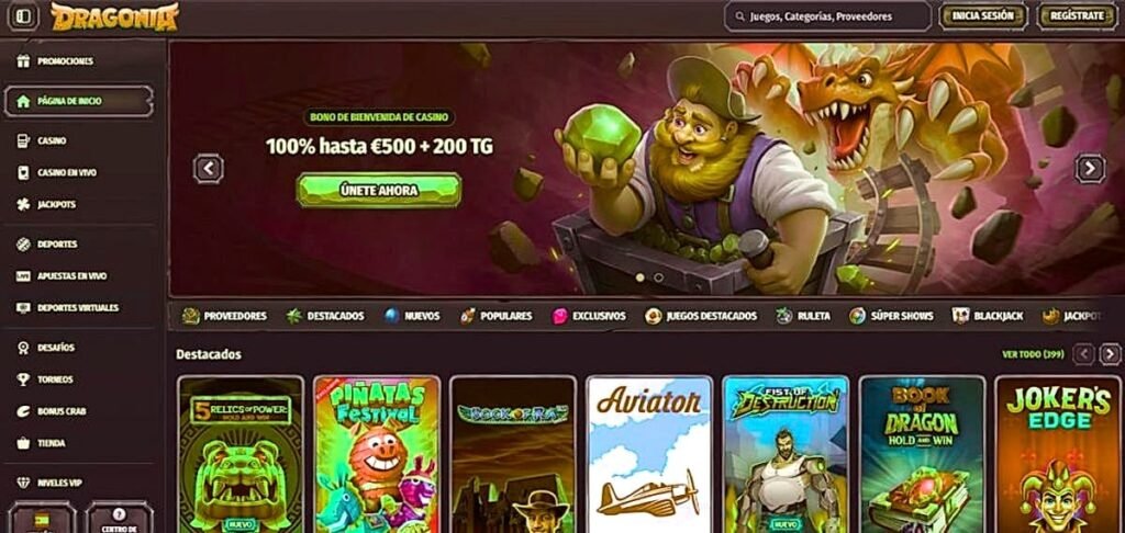 Dragonia bonus sans dépôt